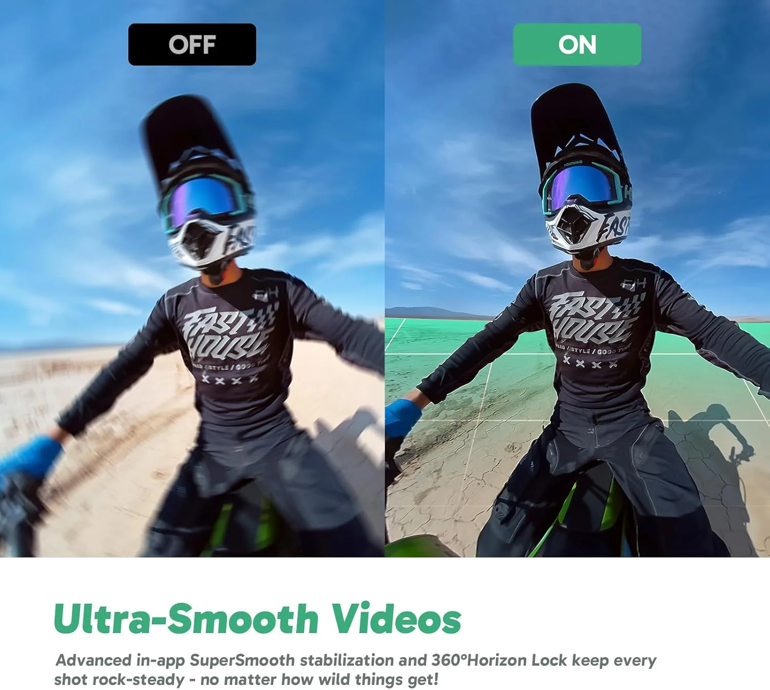 دوربین اکشن 360 درجه ضد آب AKASO - فیلمبرداری 360 درجه 5.7K با سنسورهای 1/2 اینچی 48 مگاپیکسلی، عکس 360 درجه 72 مگاپیکسلی، 360-SuperSmooth، جلوه نامرئی مونوپاد، قفل افق 360 درجه، ردیابی هوش مصنوعی با کارت MicroSD 64 گیگابایتی دوربین اکشن 360 درجه ضد آب AKASO - فیلمبرداری 360 درجه 5.7K با سنسورهای 1/2 اینچی 48 مگاپیکسلی، عکس 360 درجه 72 مگاپیکسلی، 360-SuperSmooth، جلوه نامرئی مونوپاد، قفل افق 360 درجه، ردیابی هوش مصنوعی با کارت MicroSD 64 گیگابایتی