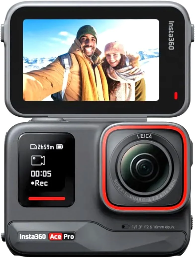 دوربین اکشن ضد آب Insta360 Ace Pro با حسگر 1/1.3 اینچی و کاهش نویز هوش مصنوعی برای کیفیت تصویر بی نظیر، 4K120fps، صفحه نمایش چرخان 2.4 اینچی و ویژگی های پیشرفته هوش مصنوعی دوربین اکشن ضد آب Insta360 Ace Pro با حسگر 1/1.3 اینچی و کاهش نویز هوش مصنوعی برای کیفیت تصویر بی نظیر، 4K120fps، صفحه نمایش چرخان 2.4 اینچی و ویژگی های پیشرفته هوش مصنوعی