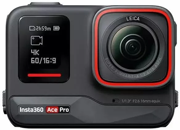 دوربین اکشن ضد آب Insta360 Ace Pro، سنسور پرچمدار 1/1.3 اینچی و کاهش نویز هوش مصنوعی، 4K120fps، صفحه نمایش چرخان 2.4 اینچی و ویژگی های پیشرفته هوش مصنوعی دوربین اکشن ضد آب Insta360 Ace Pro، سنسور پرچمدار 1/1.3 اینچی و کاهش نویز هوش مصنوعی، 4K120fps، صفحه نمایش چرخان 2.4 اینچی و ویژگی های پیشرفته هوش مصنوعی