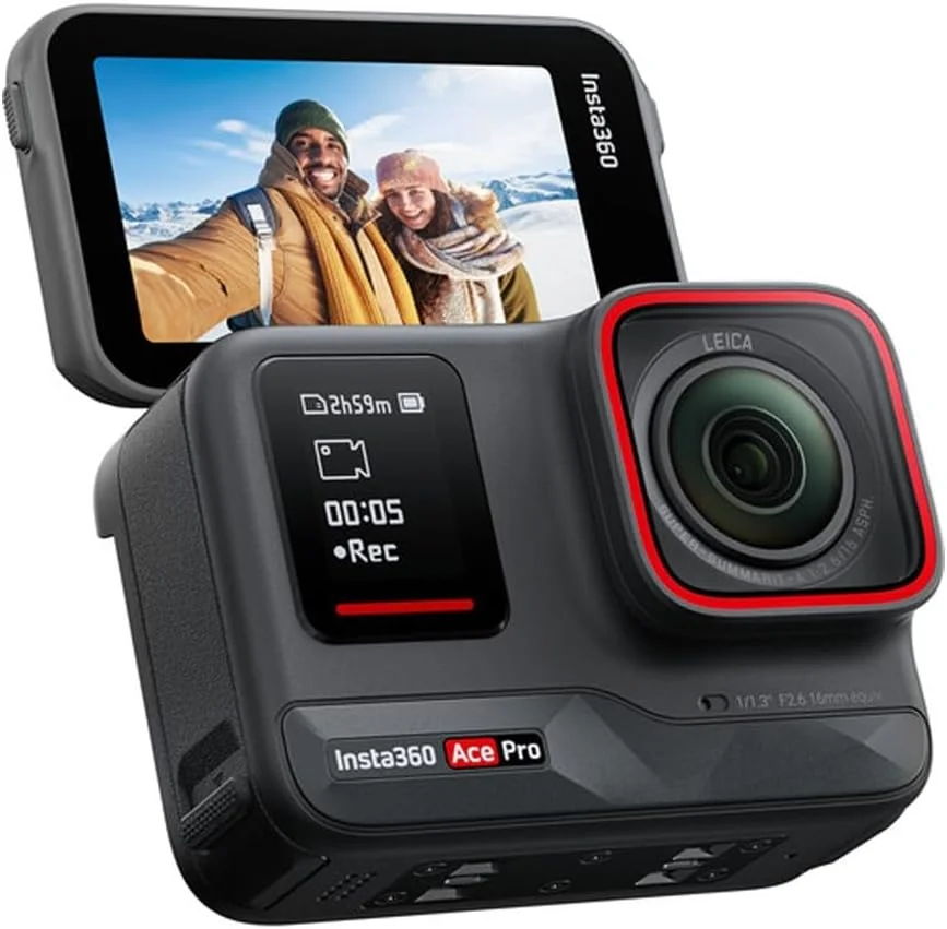 دوربین اکشن ضد آب Insta360 Ace Pro با حسگر 1/1.3 اینچی و کاهش نویز هوش مصنوعی برای کیفیت تصویر بی نظیر، 4K120fps، صفحه نمایش چرخان 2.4 اینچی و ویژگی های پیشرفته هوش مصنوعی دوربین اکشن ضد آب Insta360 Ace Pro با حسگر 1/1.3 اینچی و کاهش نویز هوش مصنوعی برای کیفیت تصویر بی نظیر، 4K120fps، صفحه نمایش چرخان 2.4 اینچی و ویژگی های پیشرفته هوش مصنوعی