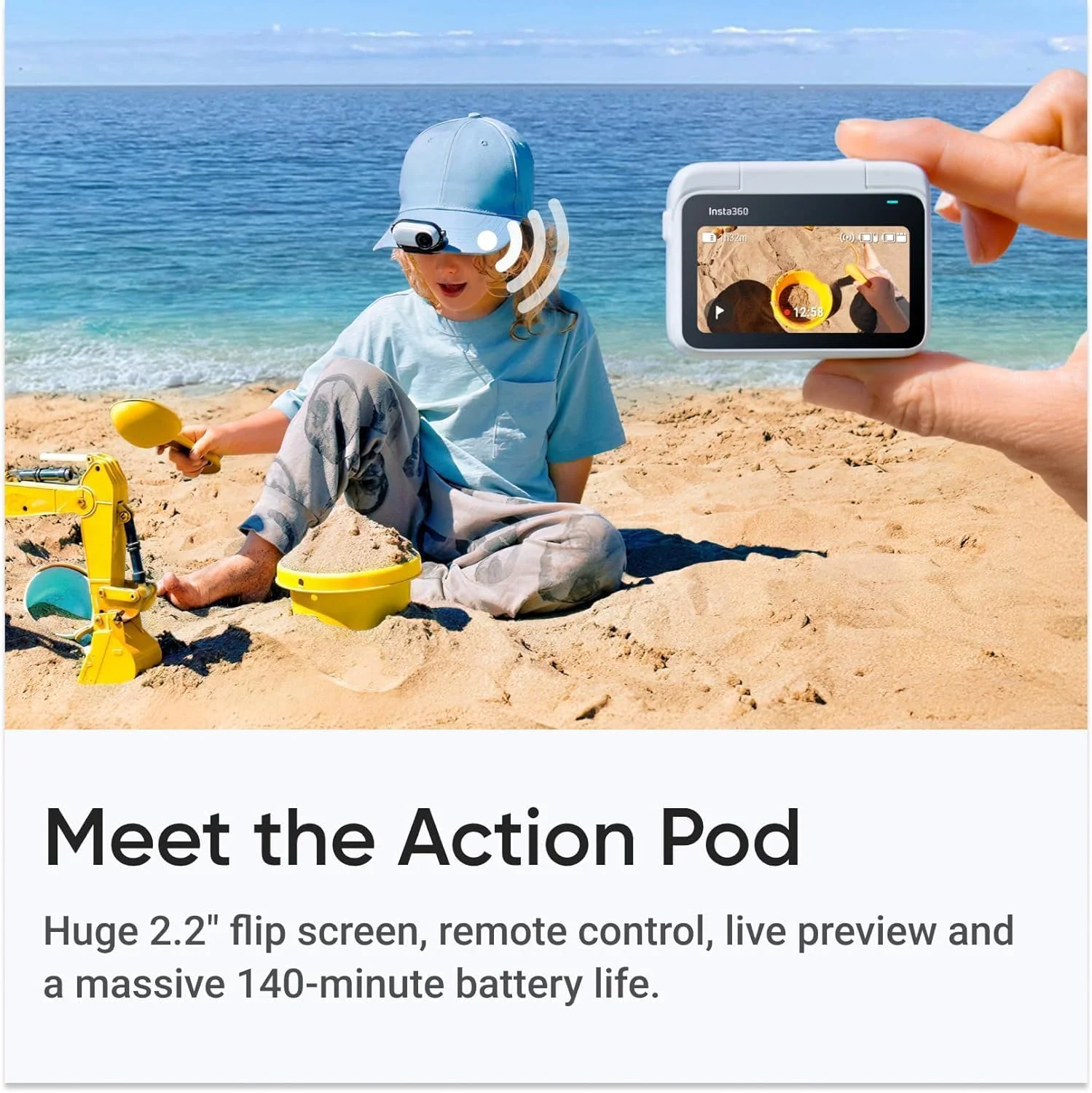 دوربین اکشن Insta360 GO3S 4K با حافظه 64 گیگابایتی (مشکی) دوربین اکشن Insta360 GO3S 4K با حافظه 64 گیگابایتی (مشکی)