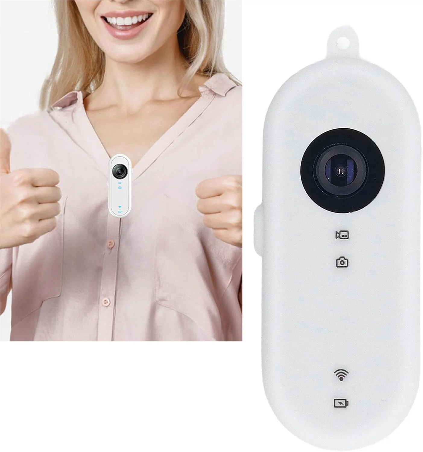 دوربین اکشن 1080P، دوربین ولاگینگ وای فای بی سیم با تثبیت کننده EIS، لنز زاویه باز، دوربین ورزشی مغناطیسی قابل حمل و نصب