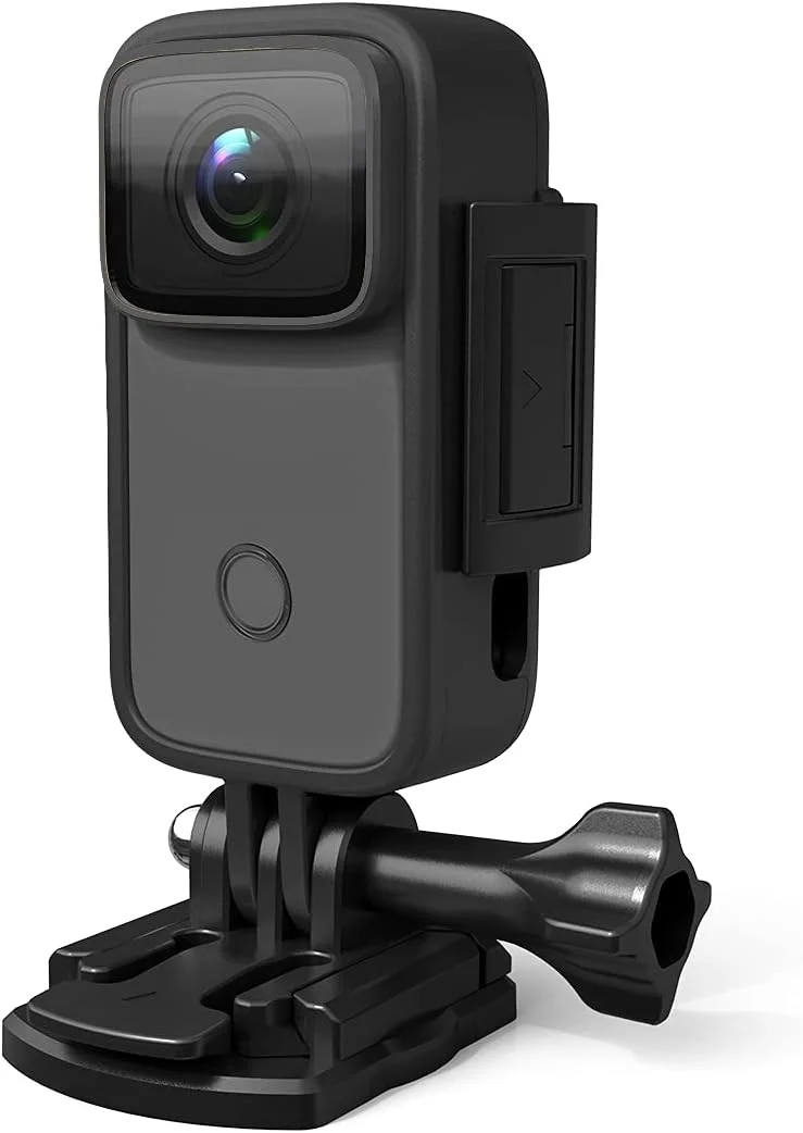 دوربین اکشن مینی وای فای 4K مدل Morelian C200 با صفحه نمایش 1.28 اینچی IPS، ضد آب تا 5 متر، ضد لرزش 6 محوره، پشتیبانی از تشخیص چهره، دارای باتری قابل شارژ داخلی