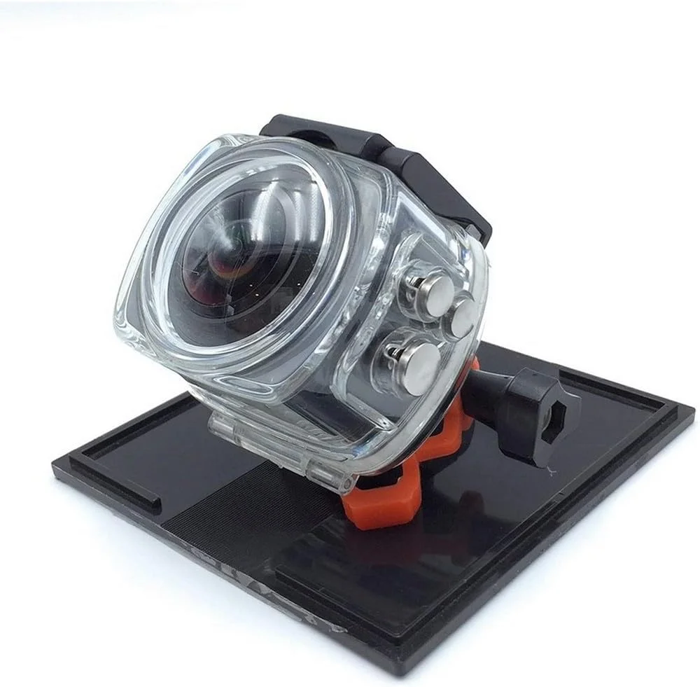 دوربین ورزشی NK AC3078-360 با زاویه دید گسترده 360 درجه، 8 مگاپیکسل، دارای قاب ضد آب، WiFi، کیفیت Full HD 1080p و LCD 2 اینچی - مشکی