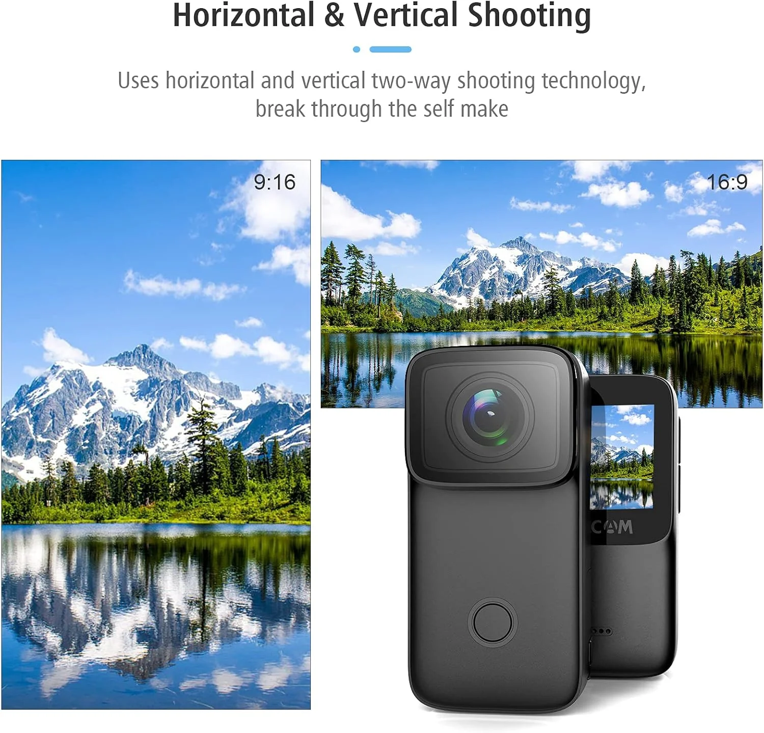 دوربین اکشن مینی وای فای 4K مدل Morelian C200 با صفحه نمایش 1.28 اینچی IPS، ضد آب تا 5 متر، ضد لرزش 6 محوره، پشتیبانی از تشخیص چهره، دارای باتری قابل شارژ داخلی