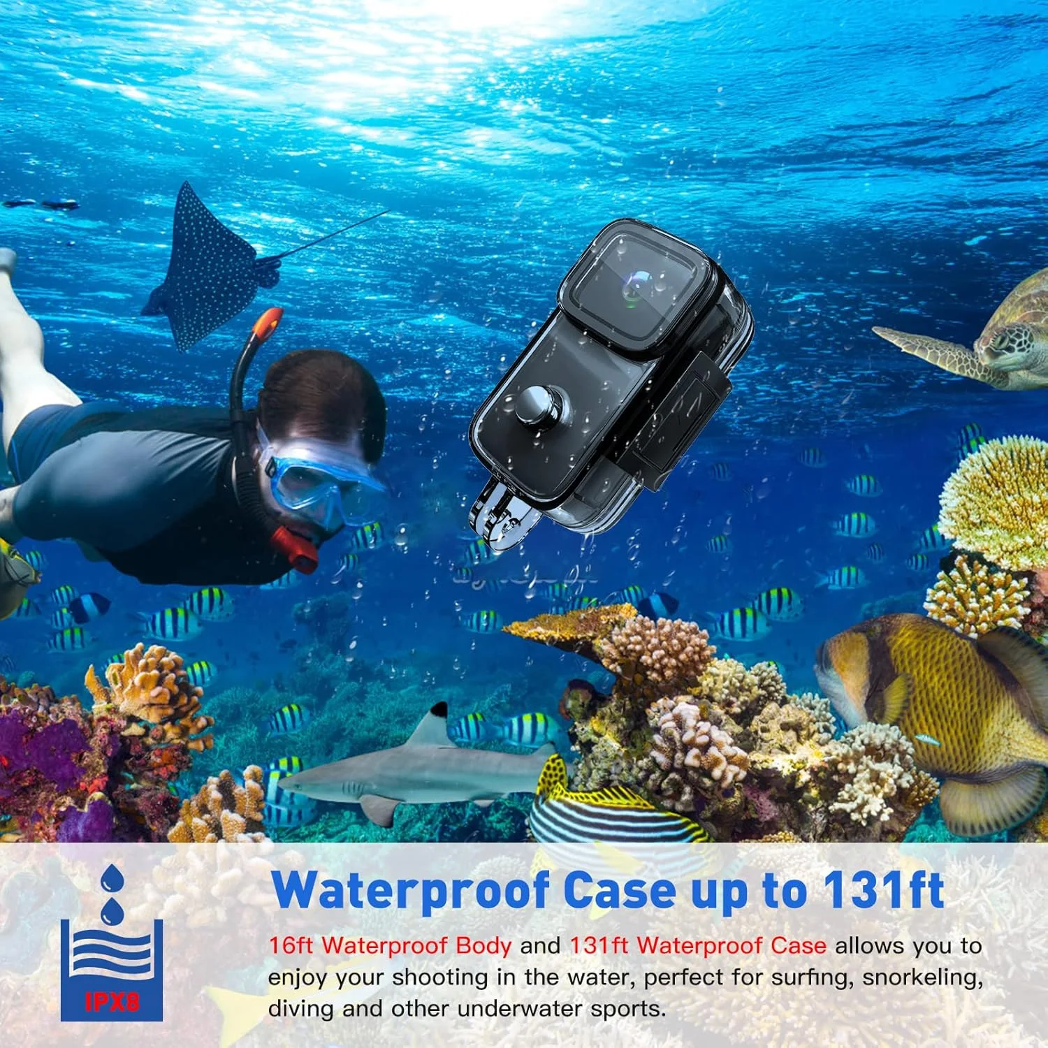 دوربین ورزشی SJcam C200 4K WIFI NORM IP68 دوربین ورزشی SJcam C200 4K WIFI NORM IP68