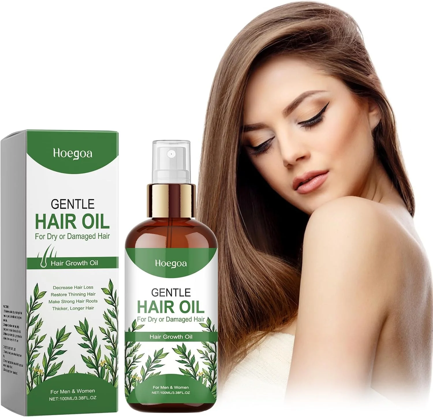 روغن موی طبیعی برای موهای خشک و آسیب دیده، تغذیه عمیق، ترمیم موخوره، افزایش استحکام، درخشندگی و تقویت رشد موهای بلندتر، ضخیم تر و سالم تر به طور طبیعی