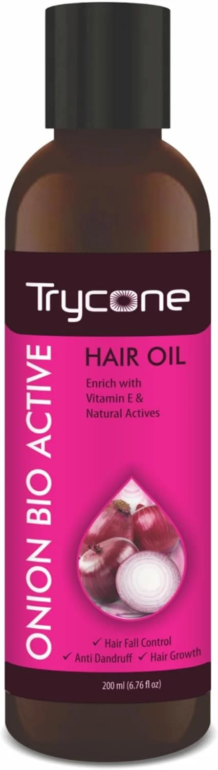 روغن مو پیاز تریکون با ویتامین E، ۱۰۰٪ روغن ها و گیاهان طبیعی - ۲۰۰ میلی لیتر