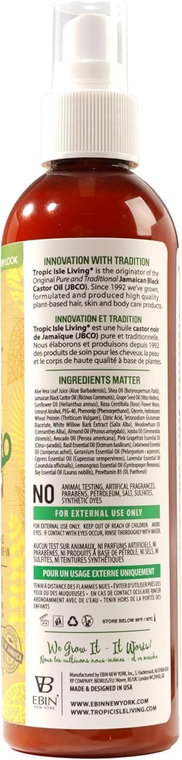 روغن کرچک سیاه جامائیکایی آلوئه ورا Tropic Isle Living، 118 میلی لیتر روغن کرچک سیاه جامائیکایی آلوئه ورا Tropic Isle Living، 118 میلی لیتر