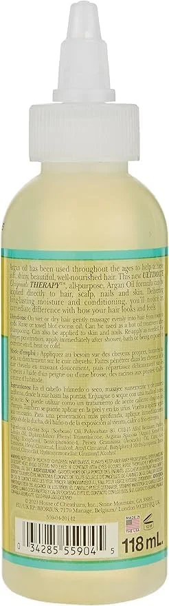 روغن آرگان ارگانیک نهایی محرک رشد، 118 میلی لیتر (بسته 1)/4 اونس