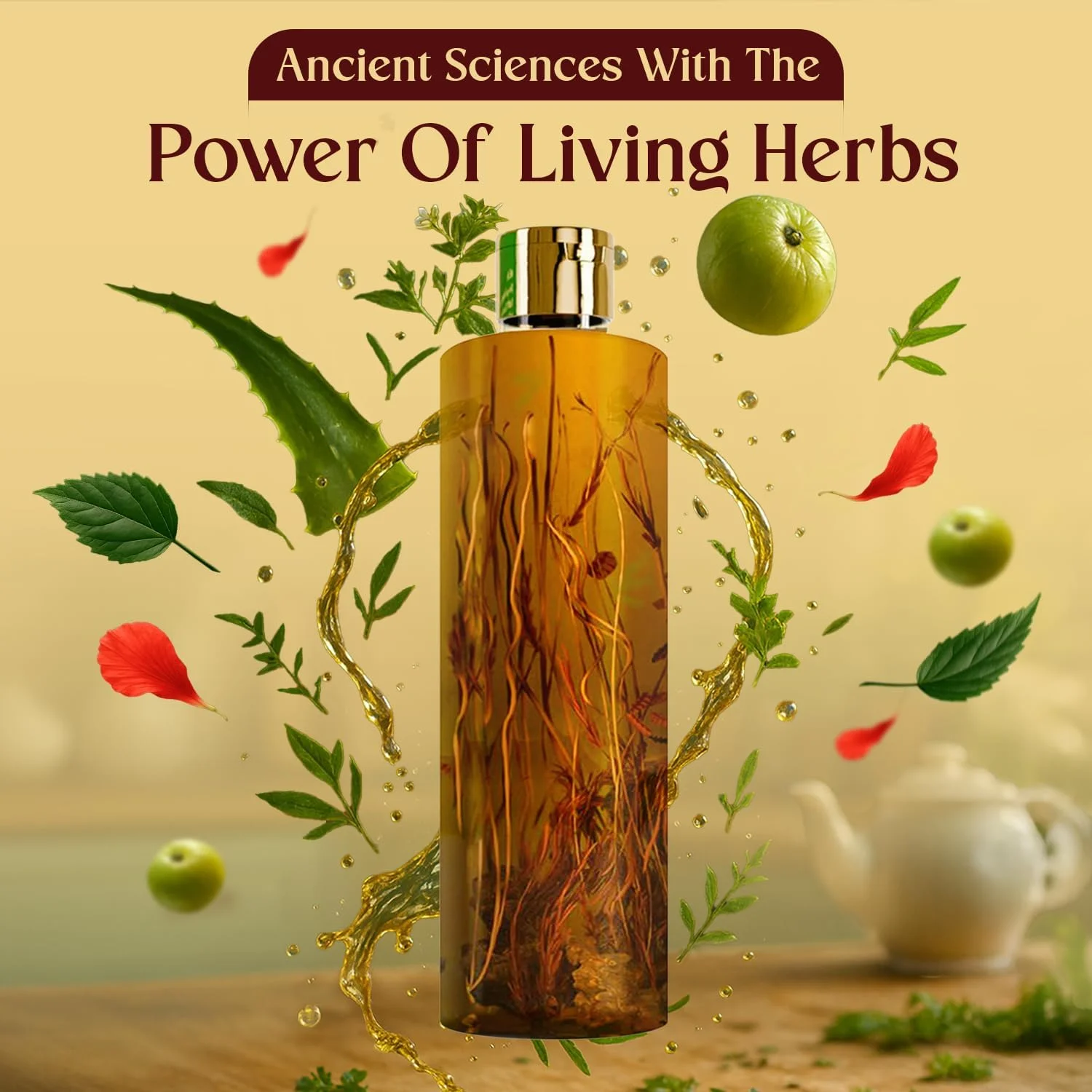 روغن موی گیاهی اکتیو ودا | روغن تقویت کننده مو | غنی شده با گیاهان | 200 میلی لیتر روغن موی گیاهی اکتیو ودا | روغن تقویت کننده مو | غنی شده با گیاهان | 200 میلی لیتر