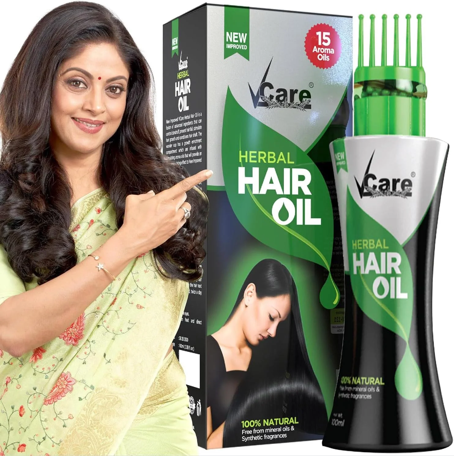 روغن موی گیاهی بهبود یافته VCare با درپوش شگفت انگیز، ۱۰۰ میلی لیتر روغن موی گیاهی بهبود یافته VCare با درپوش شگفت انگیز، ۱۰۰ میلی لیتر
