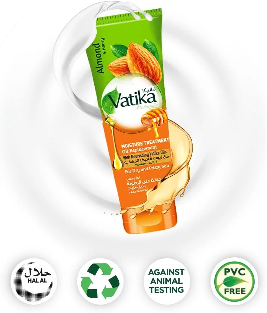 جایگزین روغن درمان مرطوب کننده واتیکا نچرالز | بادام و عسل | غیر چسبنده و غیر چرب | برای موهای خشک و زبر - 200 میلی لیتر (بسته 2 عددی) جایگزین روغن درمان مرطوب کننده واتیکا نچرالز | بادام و عسل | غیر چسبنده و غیر چرب | برای موهای خشک و زبر - 200 میلی لیتر (بسته 2 عددی)