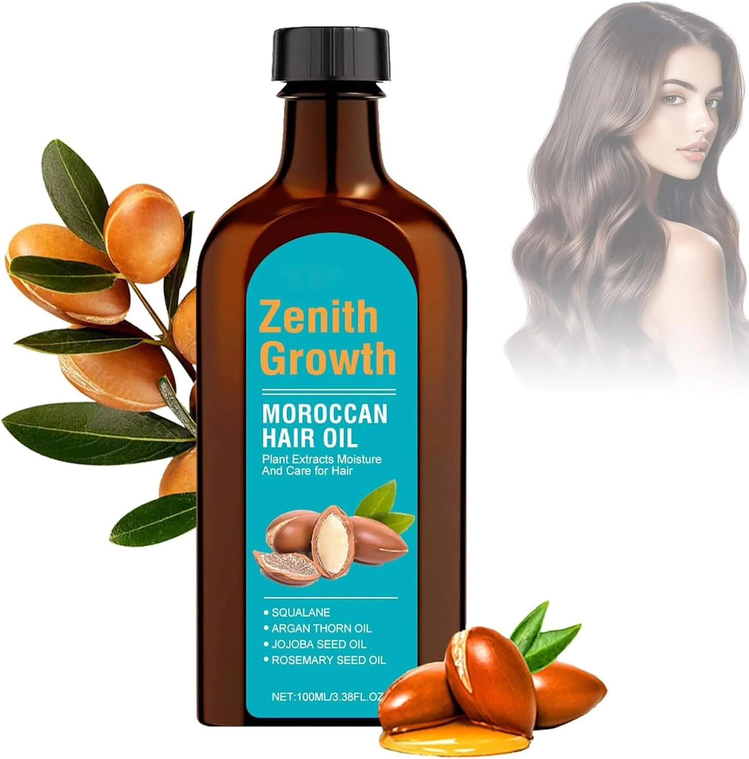 روغن آرگان مراکشی Xiquzal برای مراقبت از مو - سرم موی طبیعی برای موهای خشک و آسیب دیده - روغن مراقبت از موی مغذی فشرده آرگان برای موهای خشک، درمان مغذی برای رشد و درخشش مو (100 میلی لیتر) روغن آرگان مراکشی Xiquzal برای مراقبت از مو - سرم موی طبیعی برای موهای خشک و آسیب دیده - روغن مراقبت از موی مغذی فشرده آرگان برای موهای خشک، درمان مغذی برای رشد و درخشش مو (100 میلی لیتر)