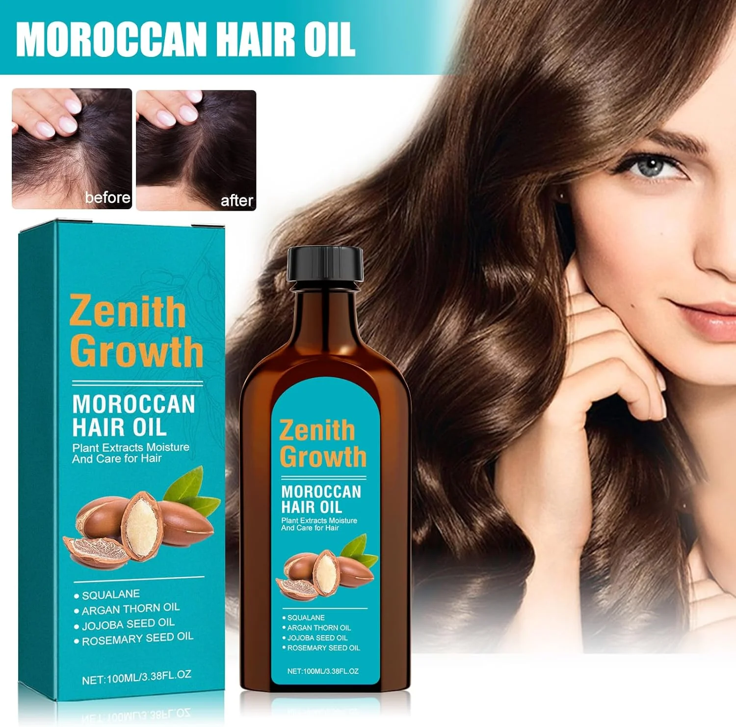 روغن آرگان مراکشی Xiquzal برای مراقبت از مو - سرم موی طبیعی برای موهای خشک و آسیب دیده - روغن مراقبت از موی مغذی فشرده آرگان برای موهای خشک، درمان مغذی برای رشد و درخشش مو (100 میلی لیتر) روغن آرگان مراکشی Xiquzal برای مراقبت از مو - سرم موی طبیعی برای موهای خشک و آسیب دیده - روغن مراقبت از موی مغذی فشرده آرگان برای موهای خشک، درمان مغذی برای رشد و درخشش مو (100 میلی لیتر)