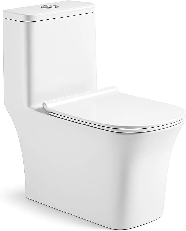 توالت یک تکه شویینگ کنیگ، طراحی مدرن، فلاش کارآمد، سفید