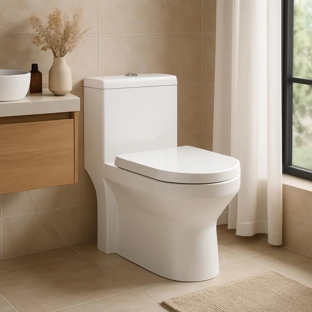 توالت یک تکه شویینگ کونیگ، 700x380x805 میلی متر، سفید