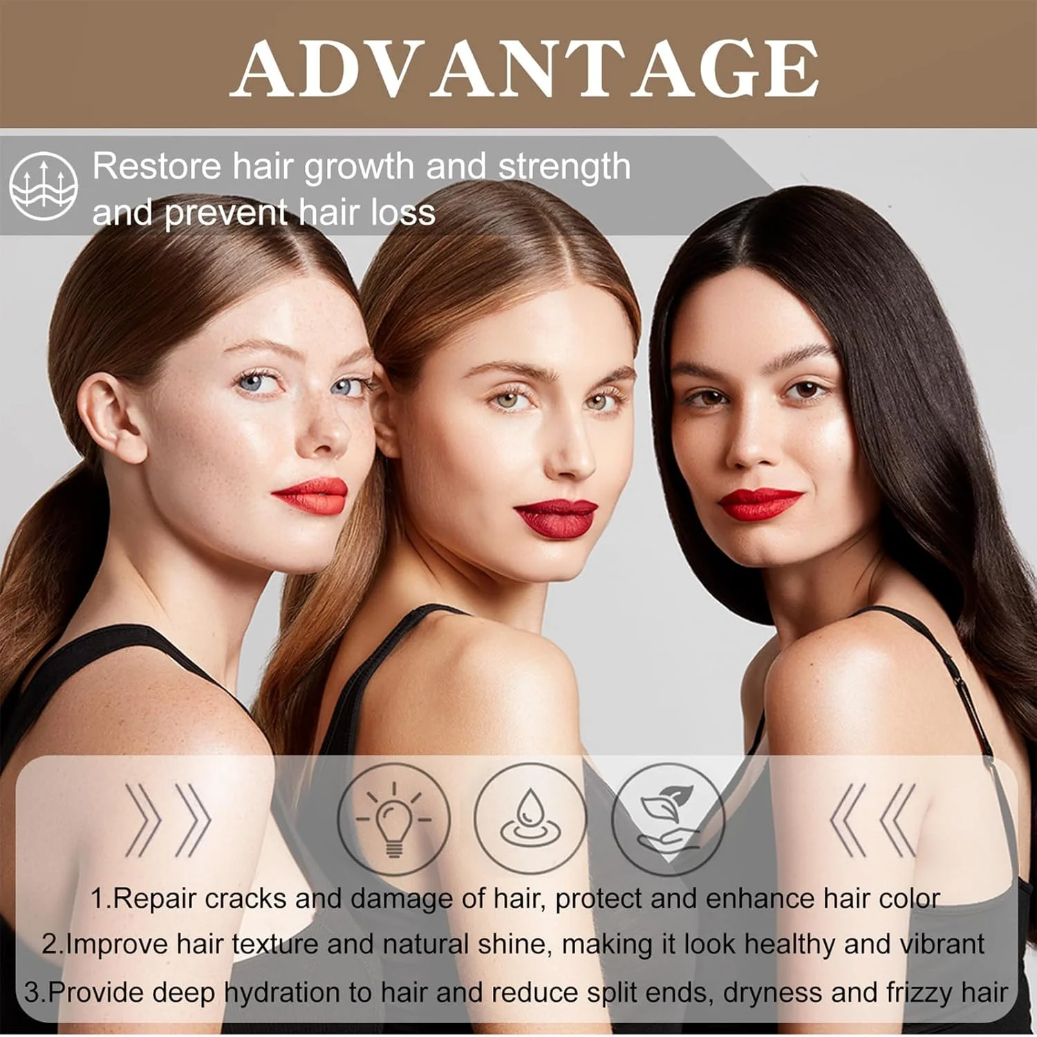 روغن باتانا ارگانیک زینگ‌کی‌پی برای رشد مو، کرم ماسک موی ارگانیک روغن باتانا طبیعی، تغذیه و ترمیم موهای آسیب‌دیده، جلوگیری از ریزش مو، موهای سالم‌تر، ضخیم‌تر و پرپشت‌تر، برای آقایان و بانوان