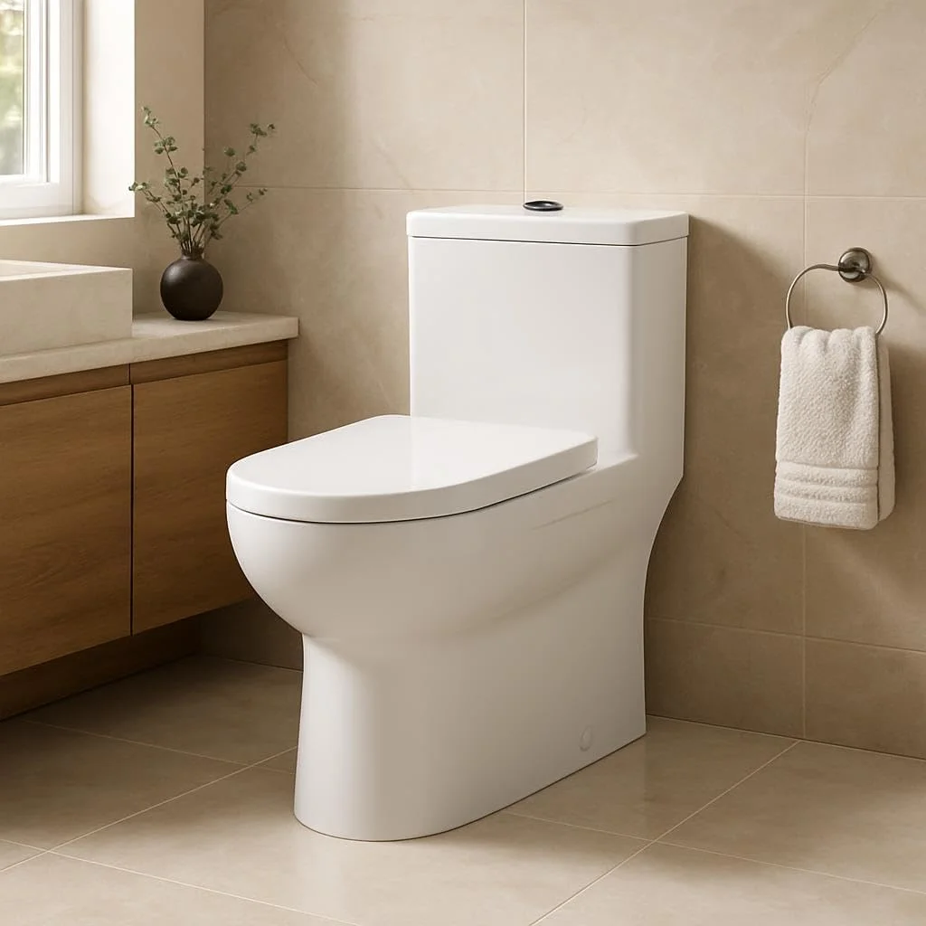 توالت یک تکه شویینگ کنیگ، 640x365x745 میلی متر، سفید