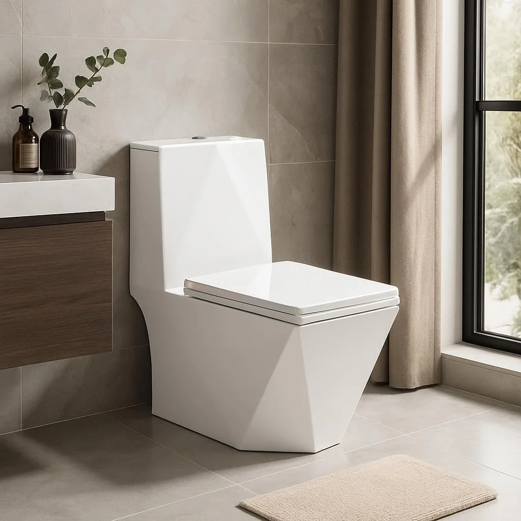 توالت یکپارچه کُنیگ، 685x390x775 میلی‌متر، سفید