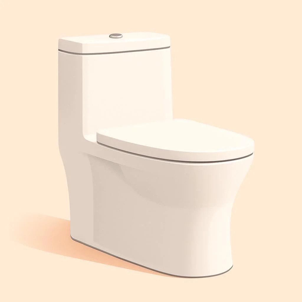 توالت یک تکه شویینگ کنیگ، 690x370x750 میلی متر، سفید