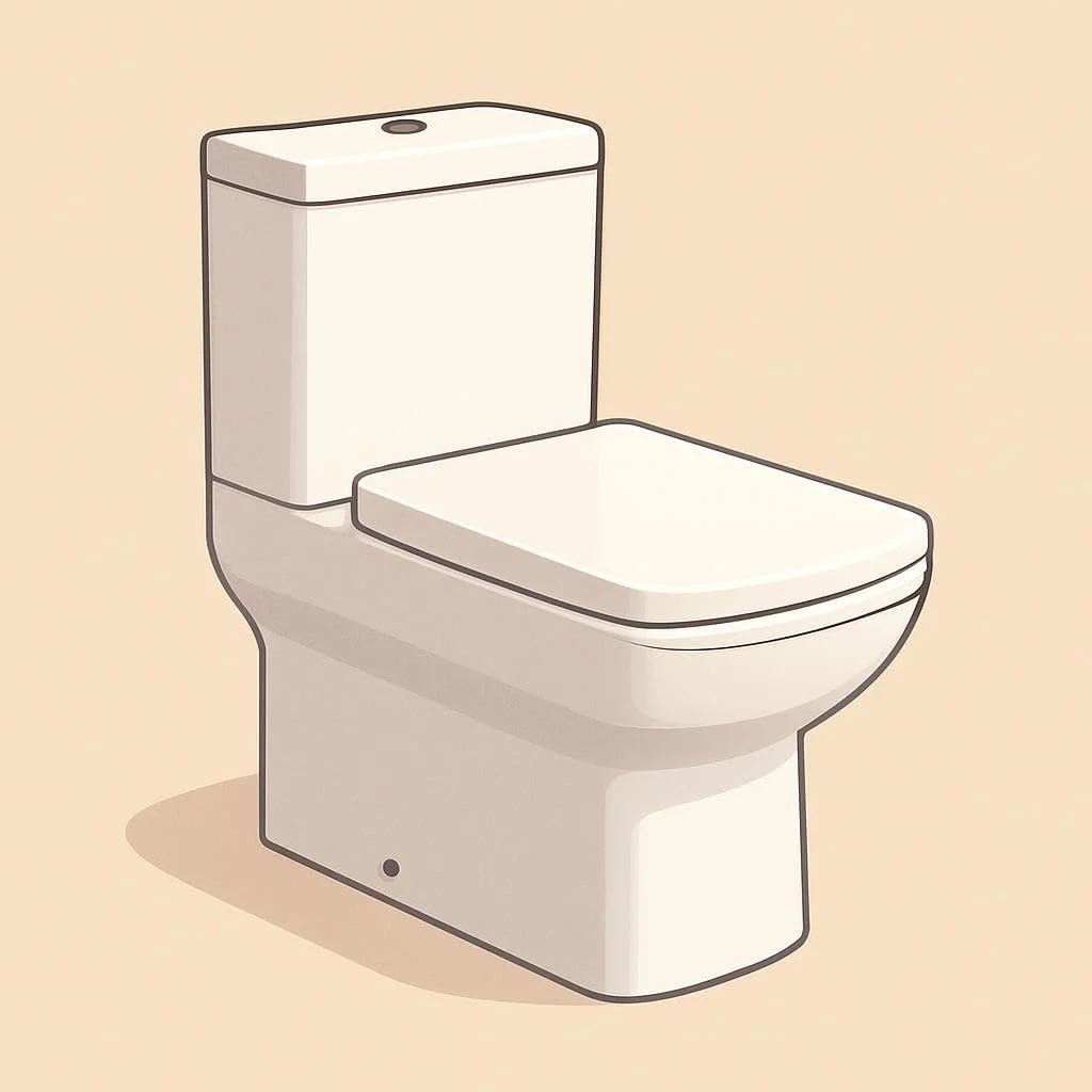 توالت یک تکه شویینگ کونیگ، 650x370x795 میلی‌متر، سفید