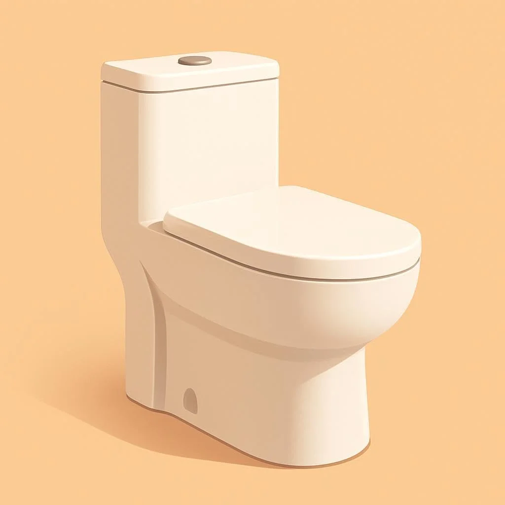 توالت یک تکه شویینگ کنیگ، 640x365x745 میلی متر، سفید