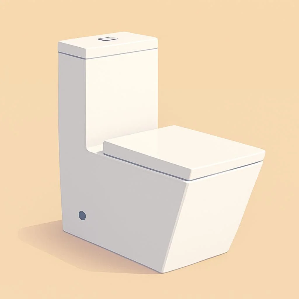 توالت یک تکه شویینگ کونیگ، 660x360x850 میلی متر، سفید