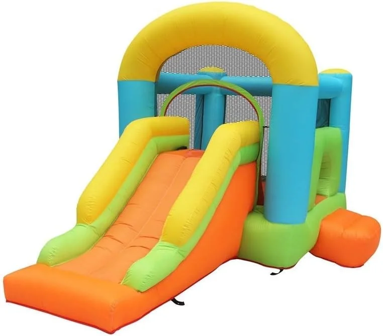 قلعه بادی تجهیزات زمین بازی قلعه بادی ترامپولین کوچک سرپوشیده و فضای باز برای بازی کودکان