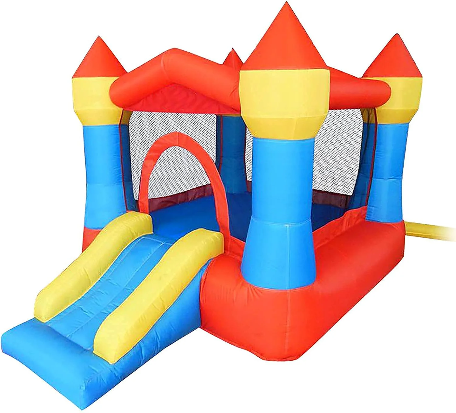 TTGLRT Kids Bouncy Castle Small Children's Trampoline Home Trampoline Indoor and Outdoor Slide Inflatable Castle Inflatable TTGLRT Kids Bouncy Castle Small Children's Trampoline Home Trampoline Indoor and Outdoor Slide Inflatable Castle Inflatable