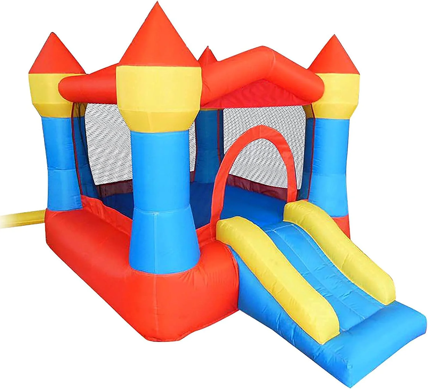 TTGLRT Kids Bouncy Castle Small Children's Trampoline Home Trampoline Indoor and Outdoor Slide Inflatable Castle Inflatable TTGLRT Kids Bouncy Castle Small Children's Trampoline Home Trampoline Indoor and Outdoor Slide Inflatable Castle Inflatable