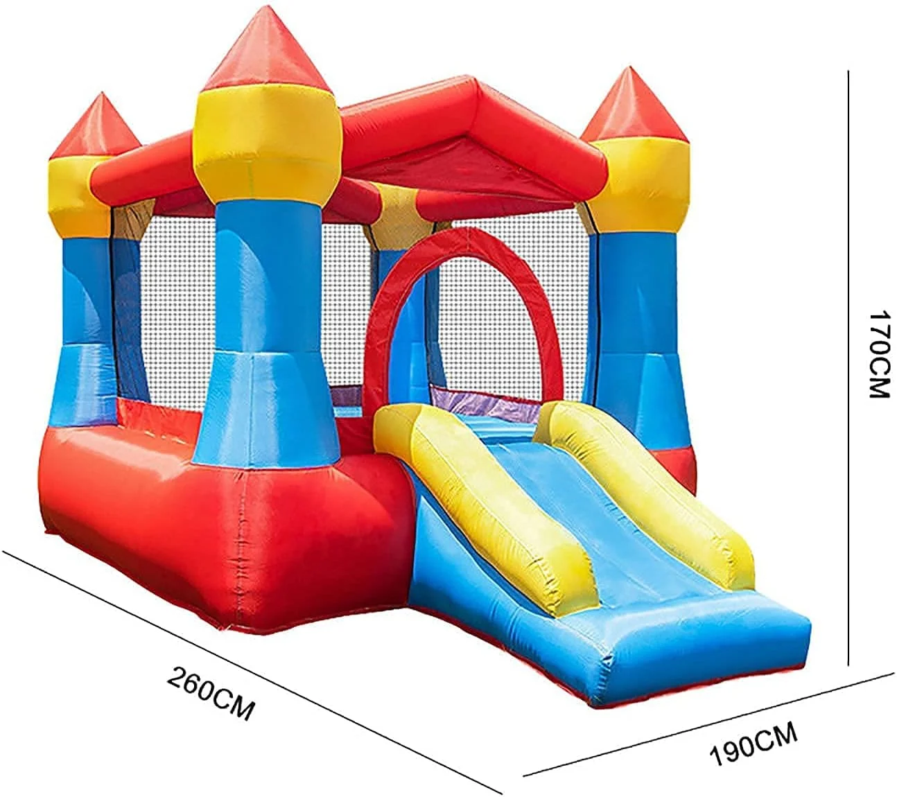 TTGLRT Kids Bouncy Castle Small Children's Trampoline Home Trampoline Indoor and Outdoor Slide Inflatable Castle Inflatable TTGLRT Kids Bouncy Castle Small Children's Trampoline Home Trampoline Indoor and Outdoor Slide Inflatable Castle Inflatable