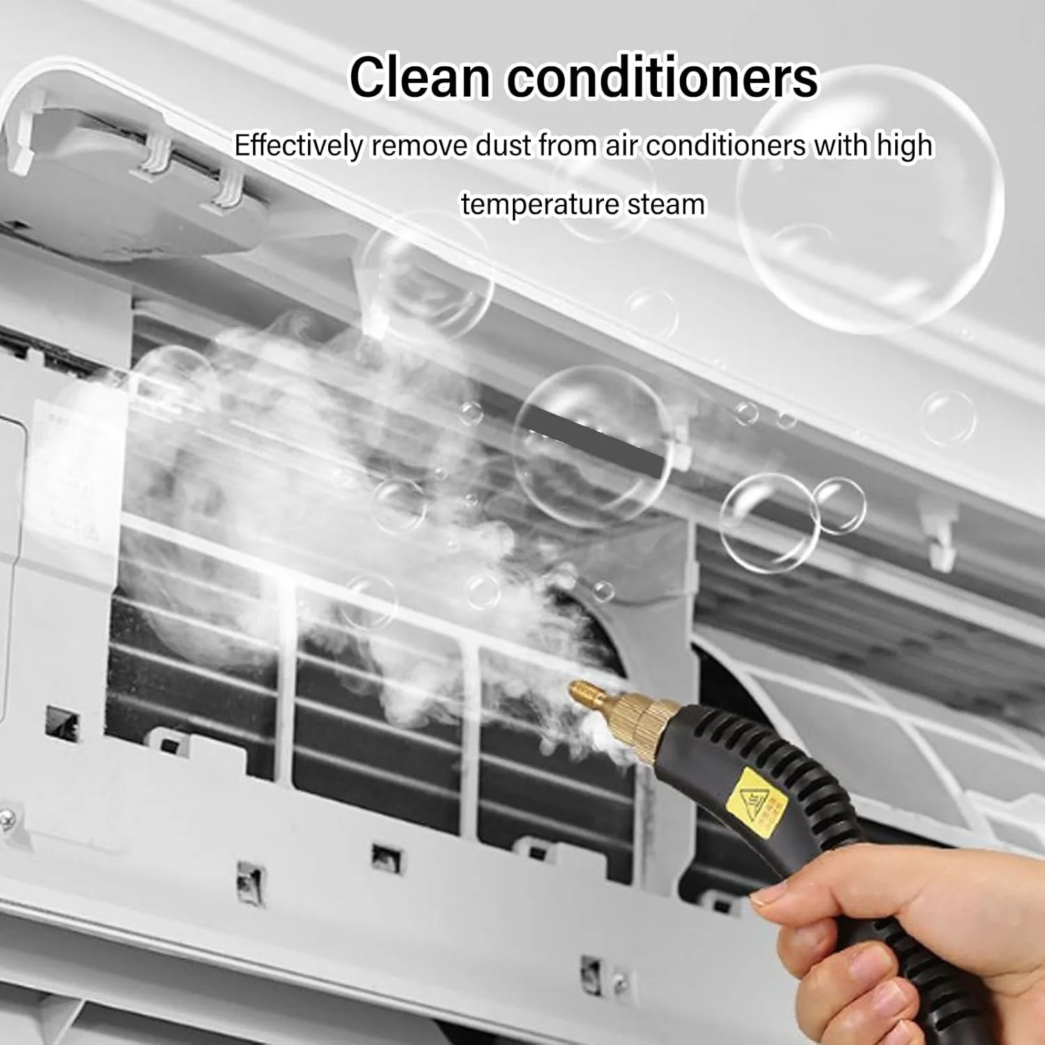 دستگاه بخارشوی Luocute، قابل حمل با دمای بالا و فشار 2500 وات با مخزن آب 1400 میلی لیتری، دارای 6 سری برس، 6 سرعت، مناسب برای آشپزخانه، مبلمان، خودرو، حمام، و درزها دستگاه بخارشوی Luocute، قابل حمل با دمای بالا و فشار 2500 وات با مخزن آب 1400 میلی لیتری، دارای 6 سری برس، 6 سرعت، مناسب برای آشپزخانه، مبلمان، خودرو، حمام، و درزها