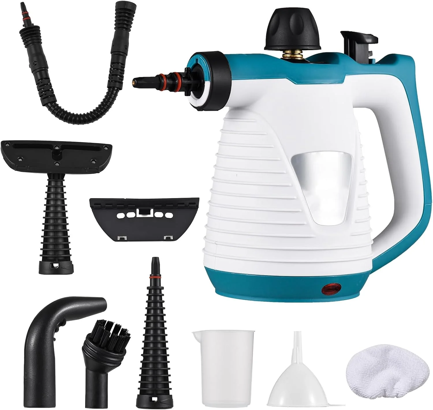 دستگاه بخارشوی دستی مورلیان 1050 وات با دمای بالا و فشار قوی به همراه 9 ابزار جانبی، بخارشوی چند منظوره قابل حمل برای آشپزخانه، مبل، حمام، خودرو و پنجره دستگاه بخارشوی دستی مورلیان 1050 وات با دمای بالا و فشار قوی به همراه 9 ابزار جانبی، بخارشوی چند منظوره قابل حمل برای آشپزخانه، مبل، حمام، خودرو و پنجره