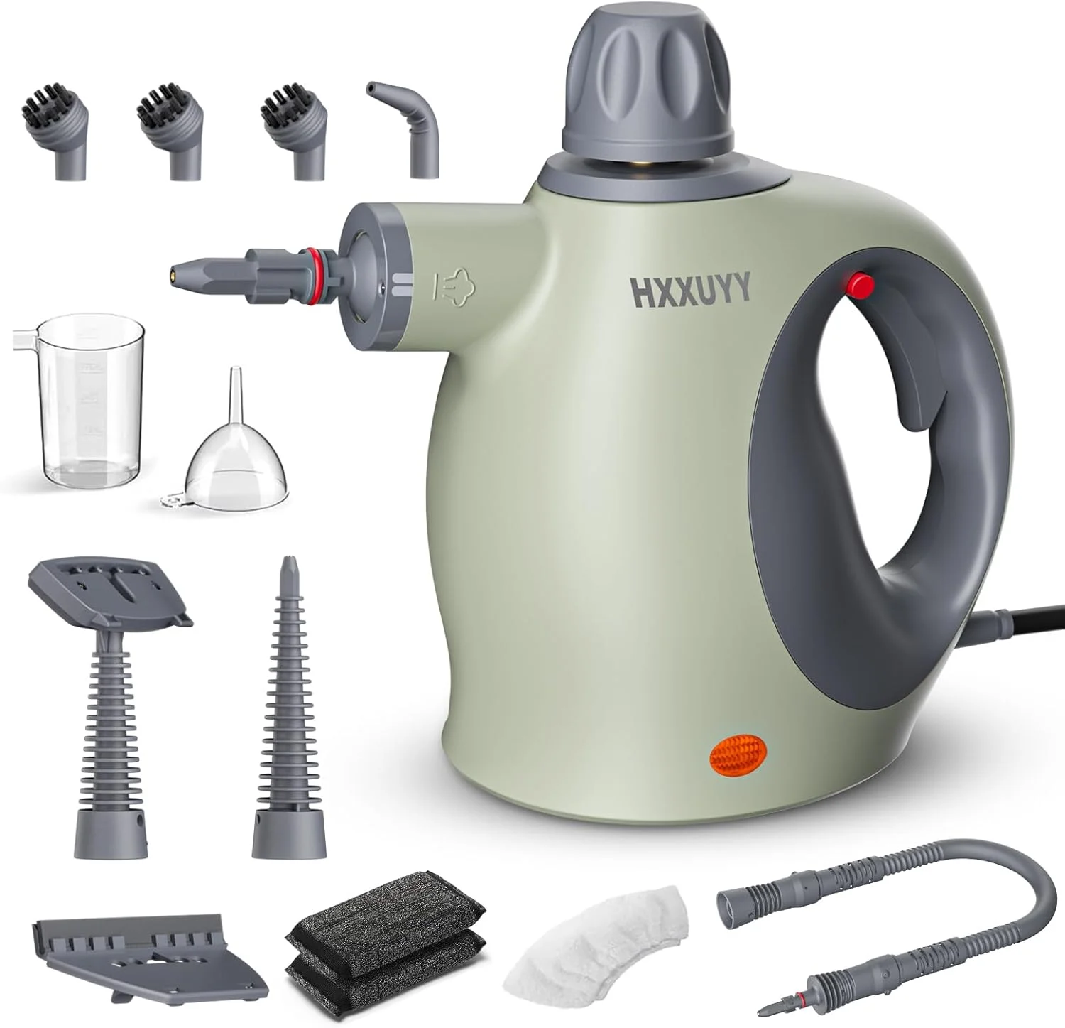 بخارشوی دستی چند منظوره با فشار بالا و 13 قطعه لوازم جانبی، بخارشوی قابل حمل برای تمیز کردن، بخارشوی چند منظوره برای خانه/ماشین/حمام/چربی/اثاثه یا لوازم داخلی/کف/دوغاب و موارد دیگر (سبز) بخارشوی دستی چند منظوره با فشار بالا و 13 قطعه لوازم جانبی، بخارشوی قابل حمل برای تمیز کردن، بخارشوی چند منظوره برای خانه/ماشین/حمام/چربی/اثاثه یا لوازم داخلی/کف/دوغاب و موارد دیگر (سبز)