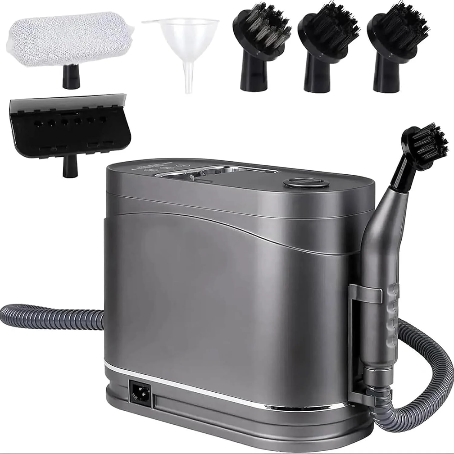 بخارشوی چند منظوره دستی 1500 واتی با 5 سری برس، 2 حالت تمیز کردن، مخزن آب 1.2 لیتری، بخارشوی دستی 105-120 درجه سانتیگراد، برای فرش و اثاثه یا لوازم داخلی، کف، کاشی، ماشین، کفش بخارشوی چند منظوره دستی 1500 واتی با 5 سری برس، 2 حالت تمیز کردن، مخزن آب 1.2 لیتری، بخارشوی دستی 105-120 درجه سانتیگراد، برای فرش و اثاثه یا لوازم داخلی، کف، کاشی، ماشین، کفش