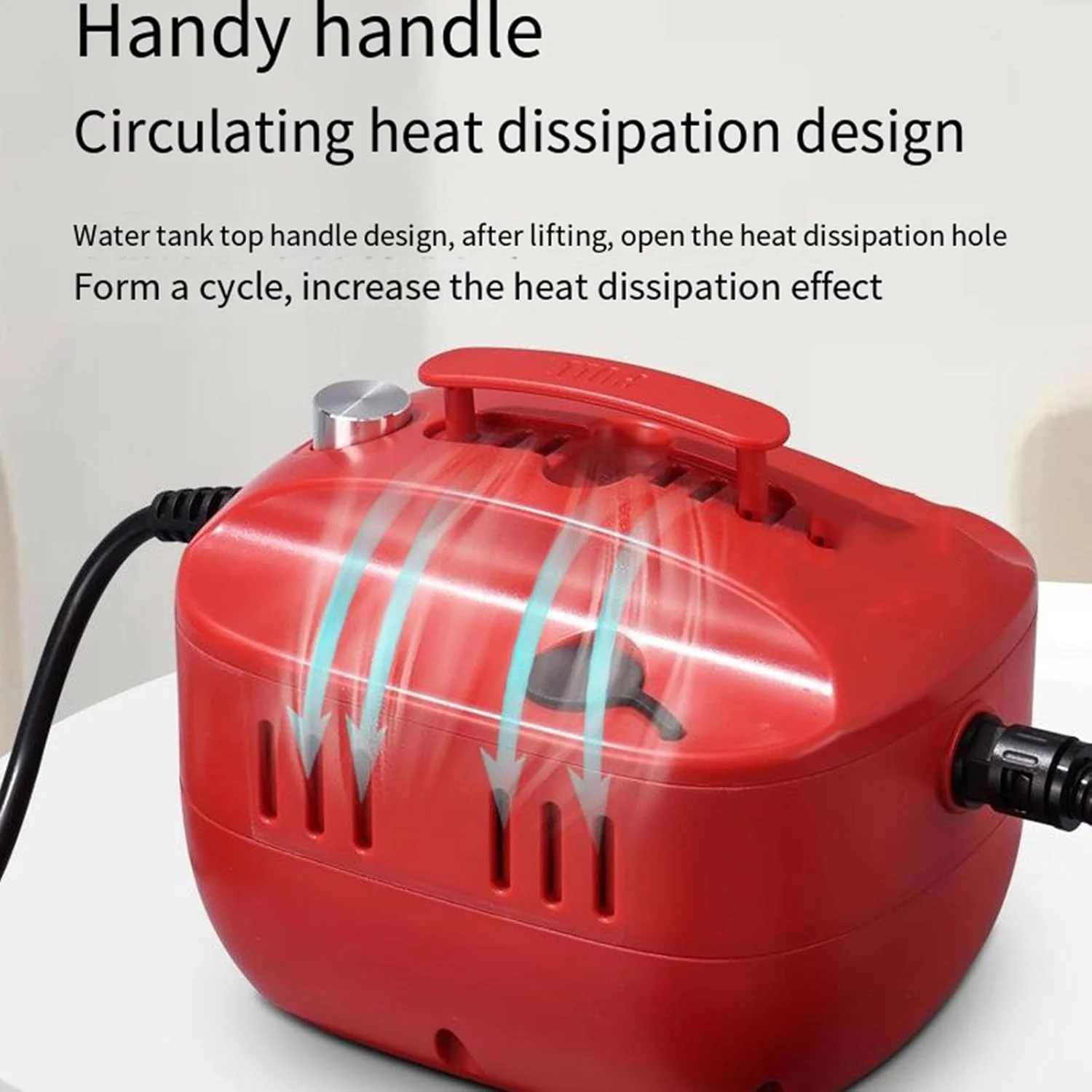 بخارشوی چند منظوره 1500 واتی دستی با دمای بالا برای تمیز کردن آشپزخانه، منزل و خودرو، نارنجی بخارشوی چند منظوره 1500 واتی دستی با دمای بالا برای تمیز کردن آشپزخانه، منزل و خودرو، نارنجی