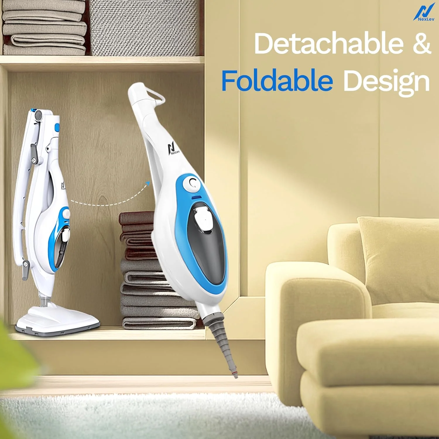 بخارشوی و تی 10 در 1 نکسلو | 2 حالت بخار | برای تی کشیدن و تمیز کردن عمیق خانه، حمام، آشپزخانه و اداره | برای تمام سطوح | 350 میلیلیتر | گرم شدن در 30 ثانیه | تمیز کردن بدون مواد شیمیایی | جداشدنی و تاشو | SC-04 بخارشوی و تی 10 در 1 نکسلو | 2 حالت بخار | برای تی کشیدن و تمیز کردن عمیق خانه، حمام، آشپزخانه و اداره | برای تمام سطوح | 350 میلیلیتر | گرم شدن در 30 ثانیه | تمیز کردن بدون مواد شیمیایی | جداشدنی و تاشو | SC-04