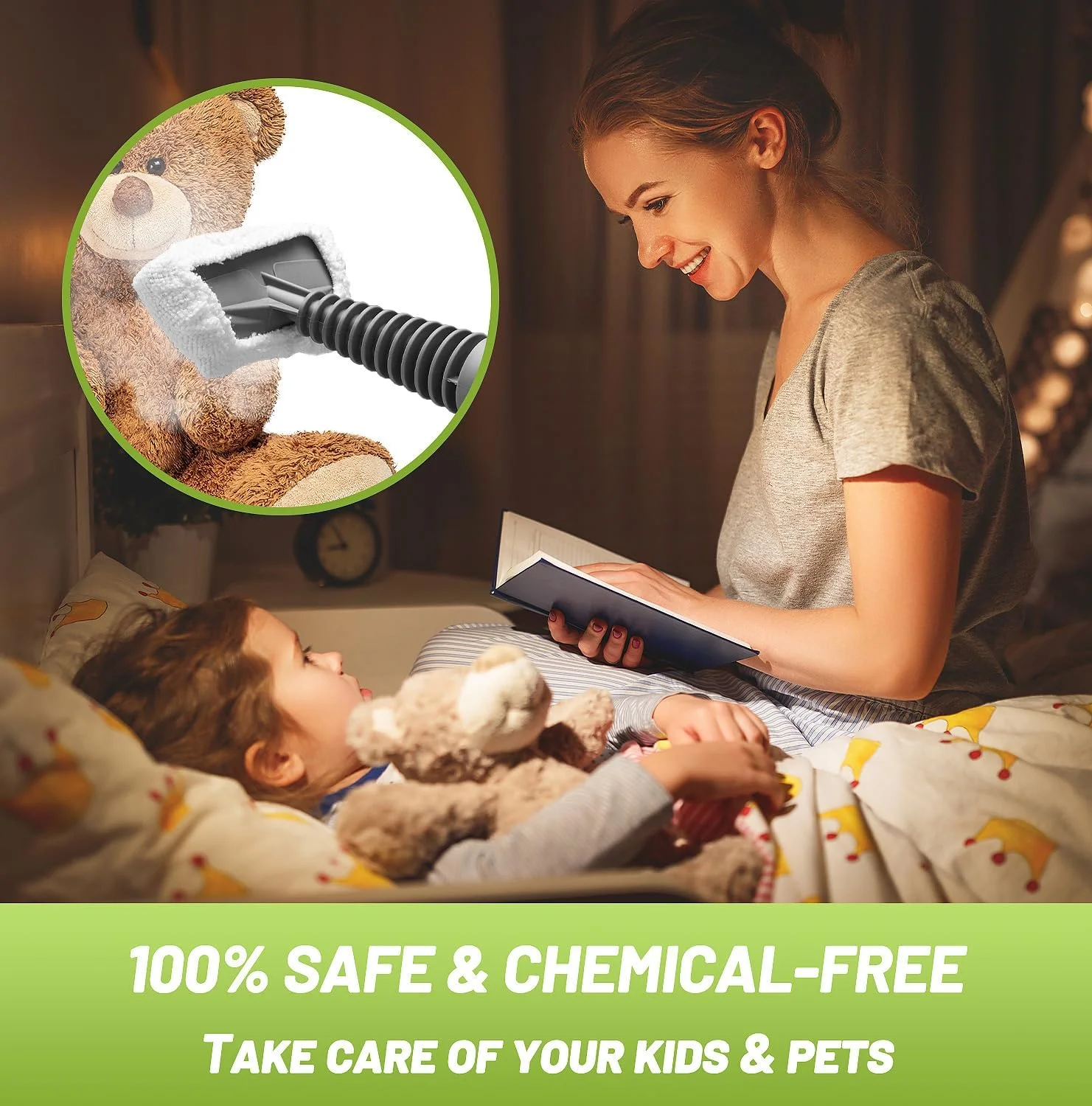 بخارشوی چند منظوره قابل حمل با 13 لوازم جانبی، قفل ایمنی، بخارشوی برای تمیز کردن کف، اثاثه یا لوازم داخلی، درزها، پنجره ها، مبل ها و ماشین بخارشوی چند منظوره قابل حمل با 13 لوازم جانبی، قفل ایمنی، بخارشوی برای تمیز کردن کف، اثاثه یا لوازم داخلی، درزها، پنجره ها، مبل ها و ماشین