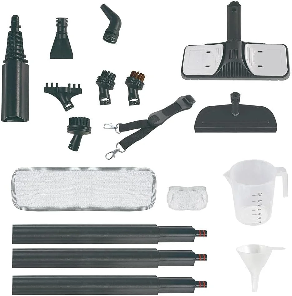 بخارشوی پلتی Vaporetto Go، فشار 3.5 بار، مخزن 0.75 لیتری، 14 لوازم جانبی بخارشوی پلتی Vaporetto Go، فشار 3.5 بار، مخزن 0.75 لیتری، 14 لوازم جانبی