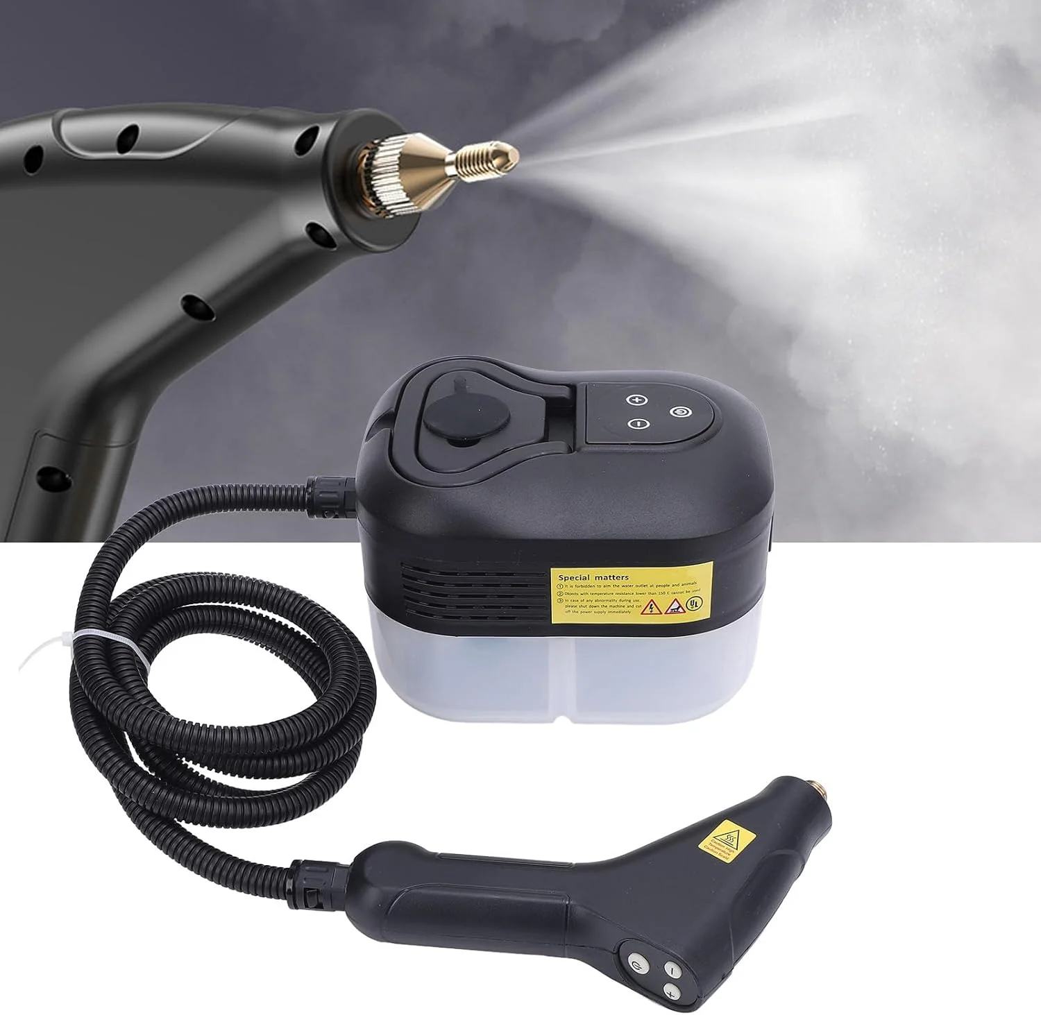 دستگاه بخار شوی قابل حمل 1500 وات با 6 تنظیمات قابل تنظیم، 3 برس، طراحی جمع و جور، مناسب برای اجاق گاز، دیوار، اسباب بازی، کباب پز، پنجره، فرش دستگاه بخار شوی قابل حمل 1500 وات با 6 تنظیمات قابل تنظیم، 3 برس، طراحی جمع و جور، مناسب برای اجاق گاز، دیوار، اسباب بازی، کباب پز، پنجره، فرش