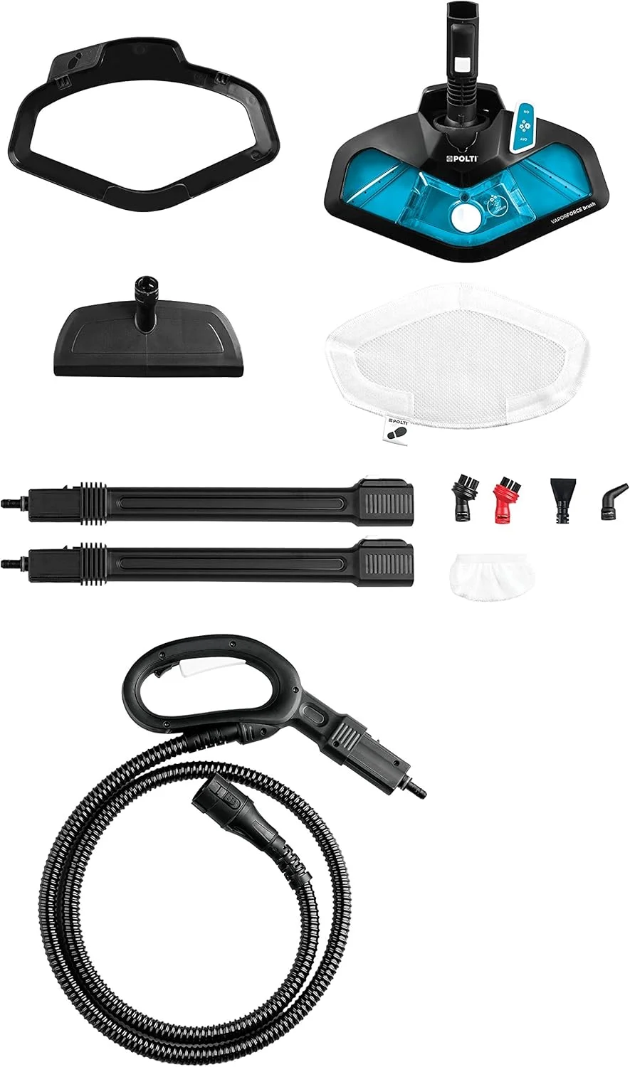 بخارشوی پلتی Vaporetto Smart 100_B، خودمختار نامحدود، دیگ بخار فشار بالا 4 بار، 9 لوازم جانبی