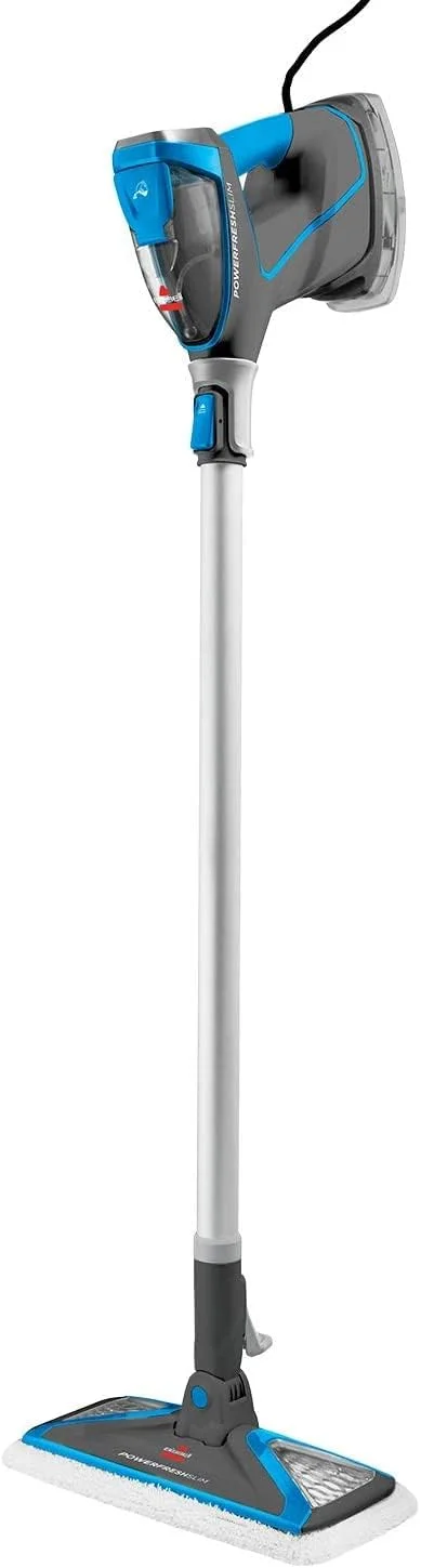 بیسل | پاور فرش اسلیم استیم کلین 3 در 1 (2233E)، تیتانیوم/بوسانوا آبی - 2 سال تولید کننده