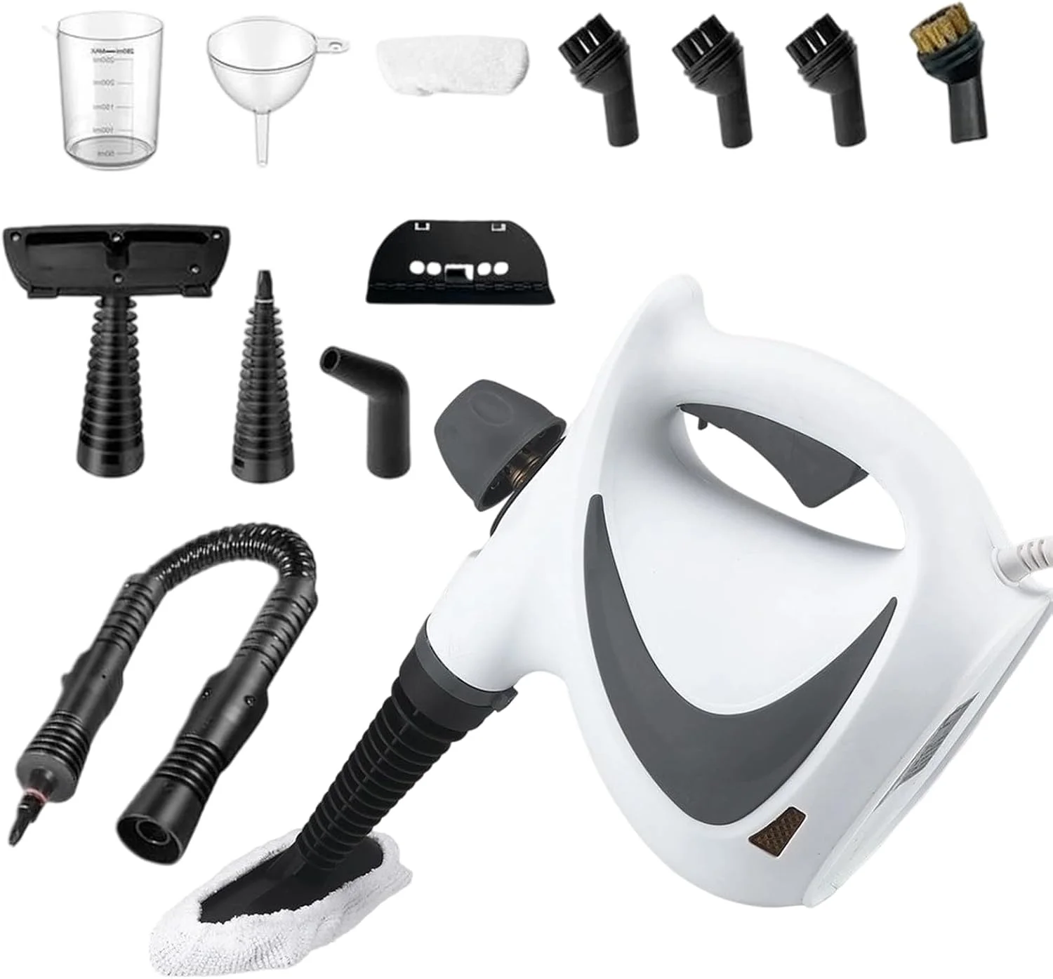 بخارشوی حرفه ای برای تمیزکاری | بخارشوی دستی حرفه ای | لکه بر برقی با 12 لوازم جانبی برای چوب سخت، کاشی، فرش، پارچه، مبل، محل حیوانات خانگی، جزئیات خودرو، مبلمان، لباس، قالیچه