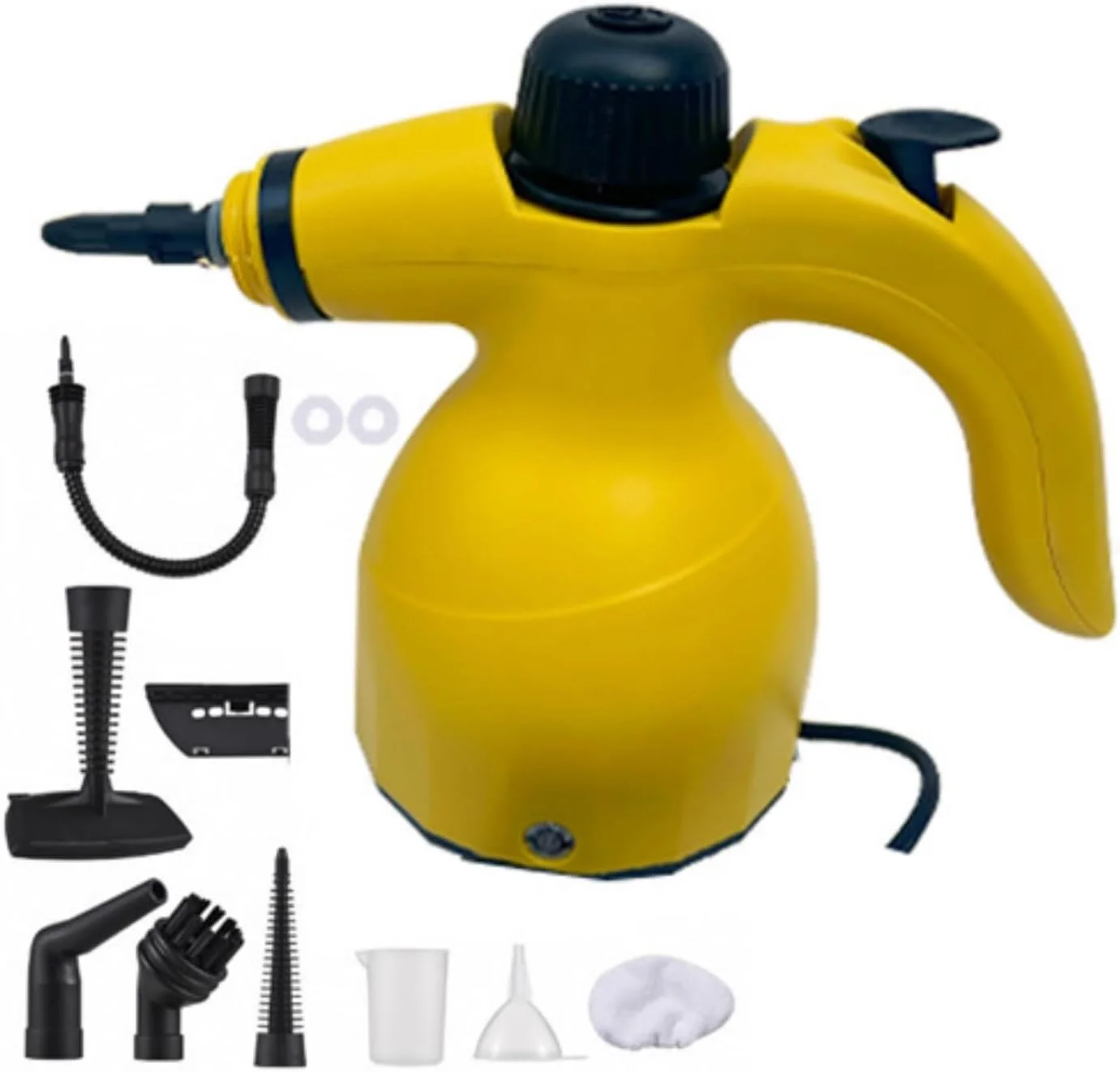 بخارشوی دستی تحت فشار برای منزل، بخارشوی چند منظوره با 10 لوازم جانبی، بخارشوی طبیعی 500 میلی لیتری برای تمیز کردن خودرو، حمام، دوش، روکش مبل، درزها، پنجره، و چربی