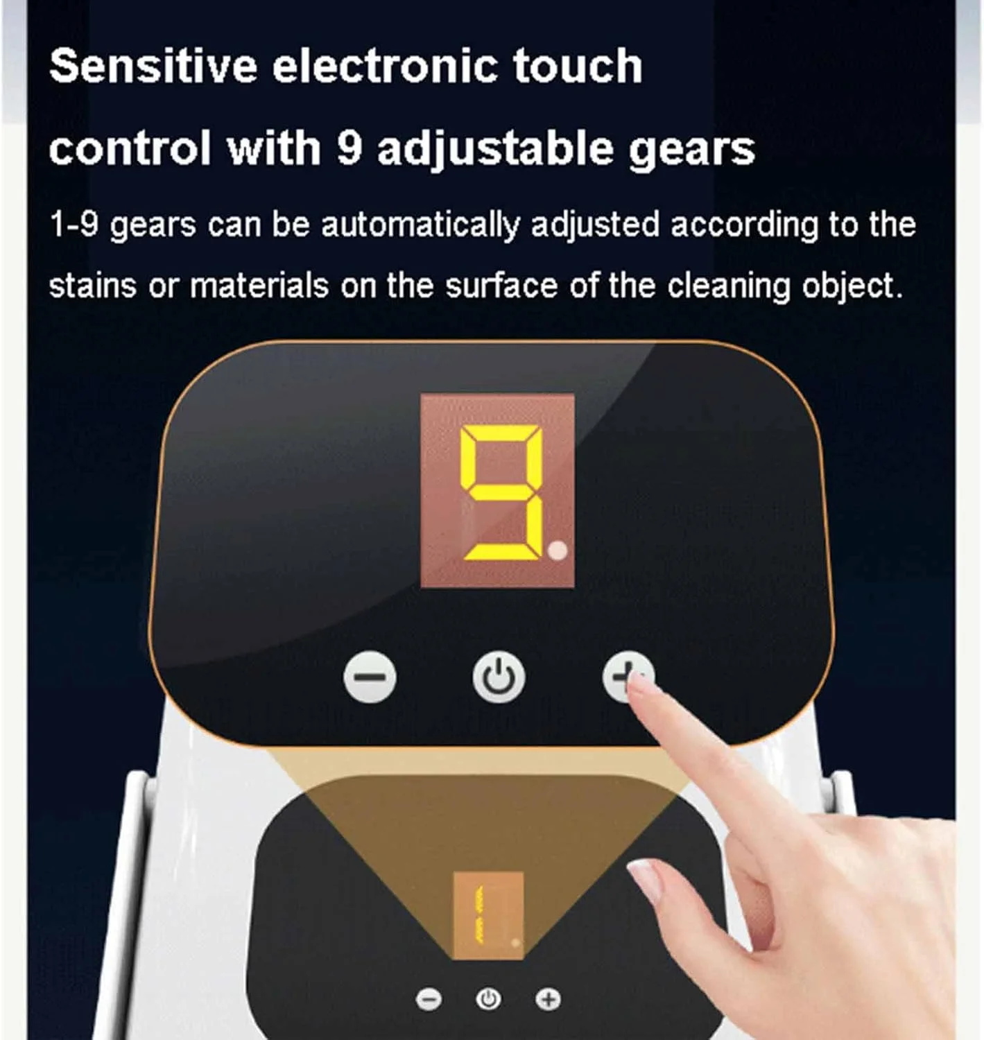 دستگاه بخارشوی قابل حمل 2500 وات با کنترل 9 سرعته بخار و مخزن 1200 میلی لیتری - 4 سری برای چربی آشپزخانه، دوغاب کاشی حمام، کف، اثاثه یا لوازم داخلی، سفید