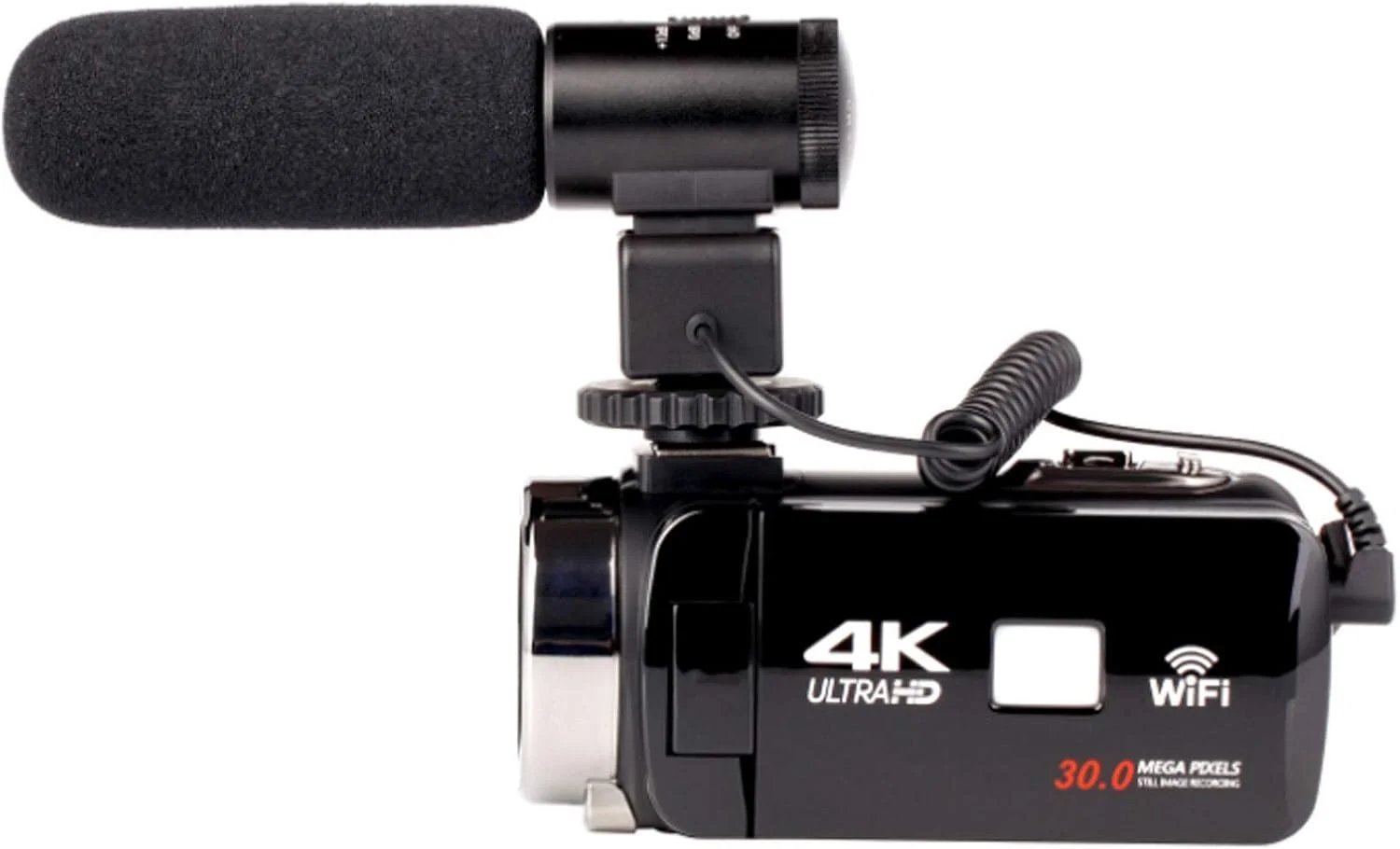 دوربین فیلمبرداری 0 درجه سانتیگراد مناسب فضای باز، دوربین دیجیتال فیلمبرداری یوتیوب HD 4K 24MP با زوم دیجیتال 16 برابر، صفحه نمایش 3 اینچی چرخان، ضبط کننده ویدیو با دید در شب و عملکرد مکث، تایم لپس و حرکت آهسته، B