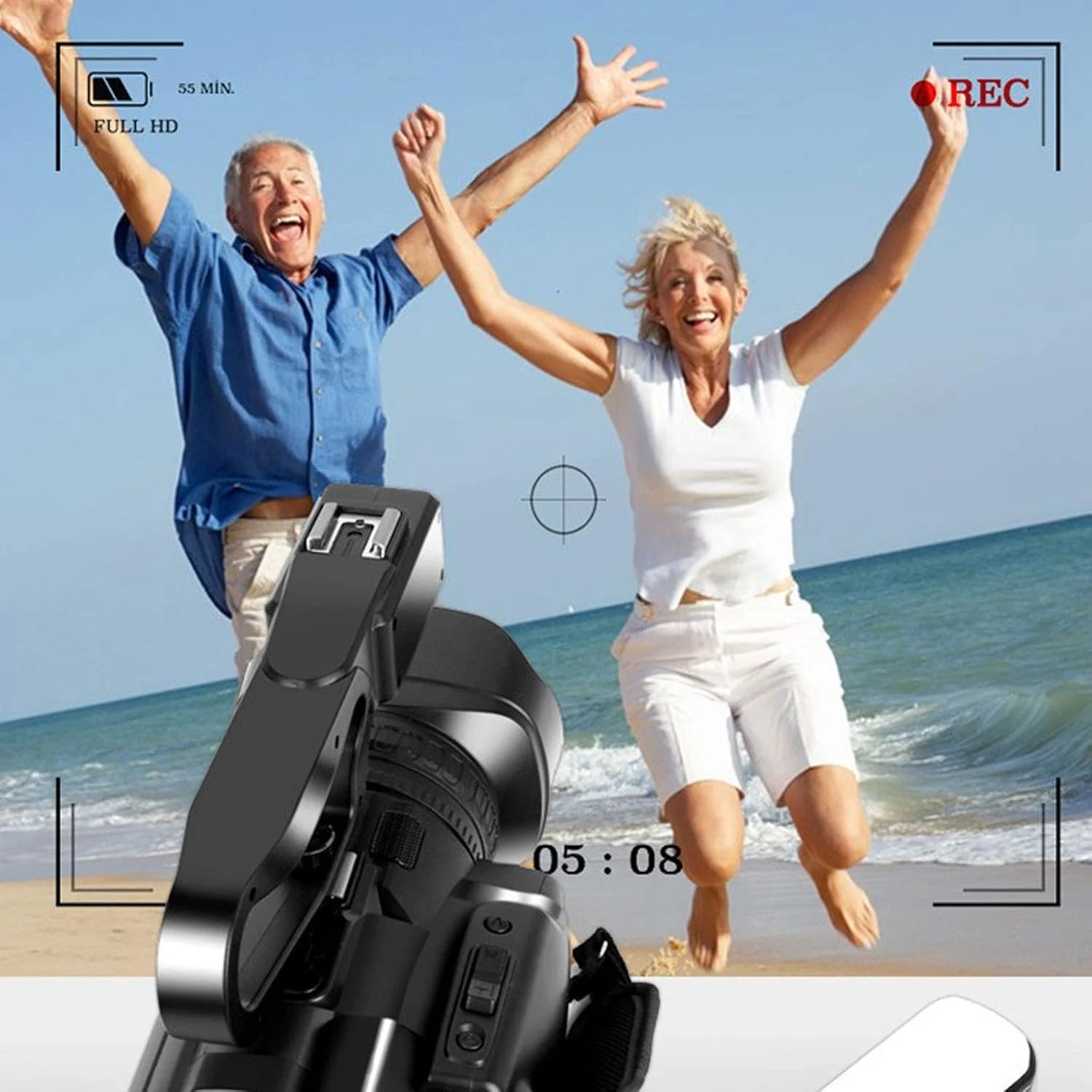 دوربین فیلمبرداری 4K دیجیتال وای فای برای ولاگ با میکروفون برای یوتیوب 48 مگاپیکسل زوم دیجیتال 30 برابر، صفحه نمایش 3.0 اینچی، وب کم و عملکرد مکث، عملکرد دید در شب مادون قرمز