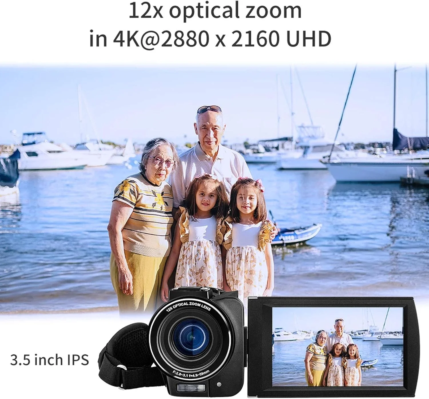 دوربین فیلمبرداری کوچک 0 درجه سانتیگراد مناسب کودکان، دوربین صفحه نمایش 3.5 اینچی 4K 28MP 24FPS با زوم دیجیتال 100x، دوربین ولاگینگ با دید در شب، وب کم و خروجی تلویزیون، تایم لپس و عملکرد مکث دوربین فیلمبرداری کوچک 0 درجه سانتیگراد مناسب کودکان، دوربین صفحه نمایش 3.5 اینچی 4K 28MP 24FPS با زوم دیجیتال 100x، دوربین ولاگینگ با دید در شب، وب کم و خروجی تلویزیون، تایم لپس و عملکرد مکث