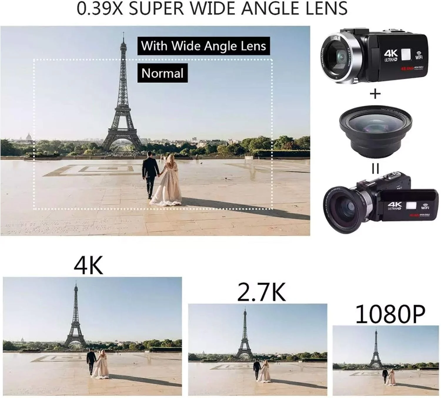 دوربین فیلمبرداری 0 درجه سانتیگراد مناسب فضای باز، دوربین دیجیتال فیلمبرداری یوتیوب HD 4K 24MP با زوم دیجیتال 16 برابر، صفحه نمایش 3 اینچی چرخان، ضبط کننده ویدیو با دید در شب و عملکرد مکث، تایم لپس و حرکت آهسته، B دوربین فیلمبرداری 0 درجه سانتیگراد مناسب فضای باز، دوربین دیجیتال فیلمبرداری یوتیوب HD 4K 24MP با زوم دیجیتال 16 برابر، صفحه نمایش 3 اینچی چرخان، ضبط کننده ویدیو با دید در شب و عملکرد مکث، تایم لپس و حرکت آهسته، B